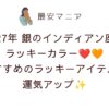 銀のインディアン座2027年のラッキーカラーは明るいレッド＆濃いオレンジ❤️🧡！おすすめのラッキーアイテムで運気アップ✨